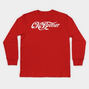 OK Boomer Kids Long Sleeve T-Shirt